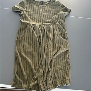 Olive Green Midi Dress